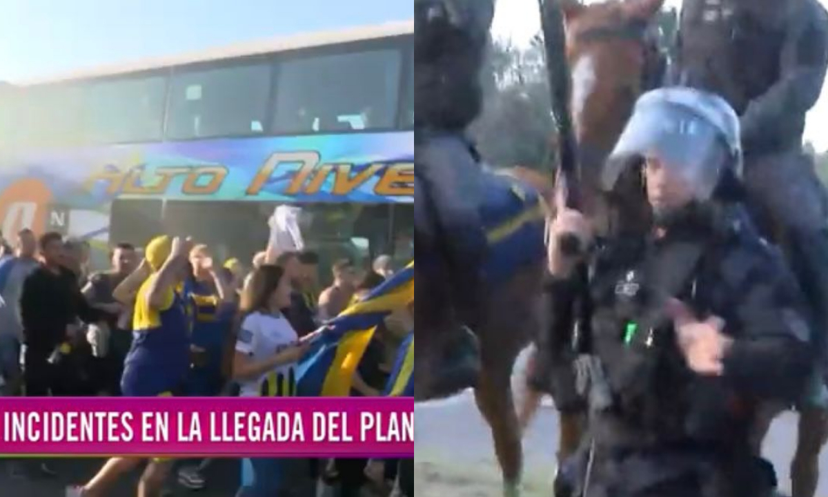 Torcedores do Rosario Central entram em confronto a polícia antes