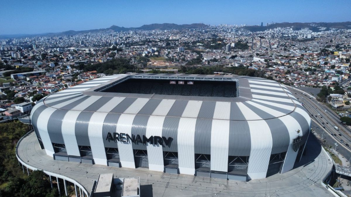 Como está o gramado da Arena MRV na véspera de Atlético x Cuiabá