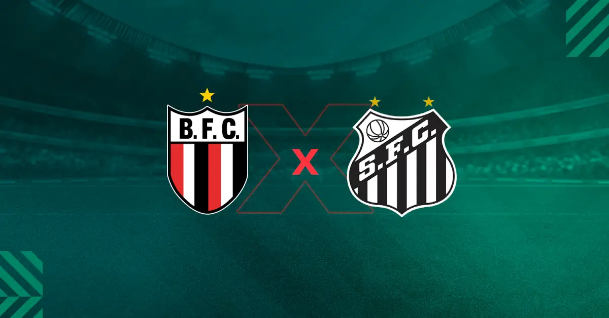 Botafogo sp X Santos se enfrentam pelo Brasileirão Série B