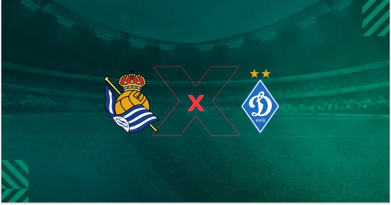 Escudos de Real Sociedad x Dínamo de Kyev