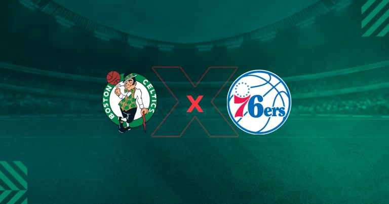 Escudos de Boston Celtics x Philadelphia 76ers