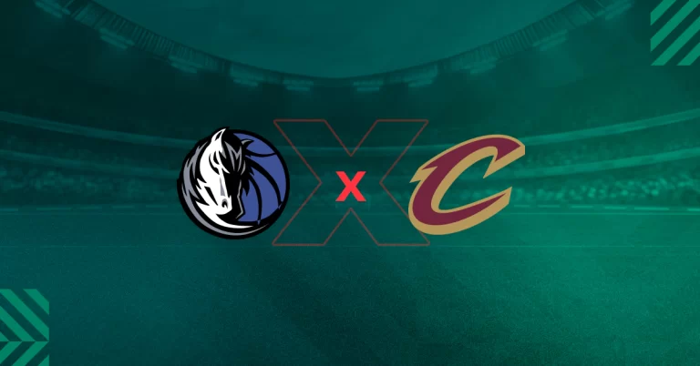 Escudos de Dallas Mavericks x Cleveland Cavaliers