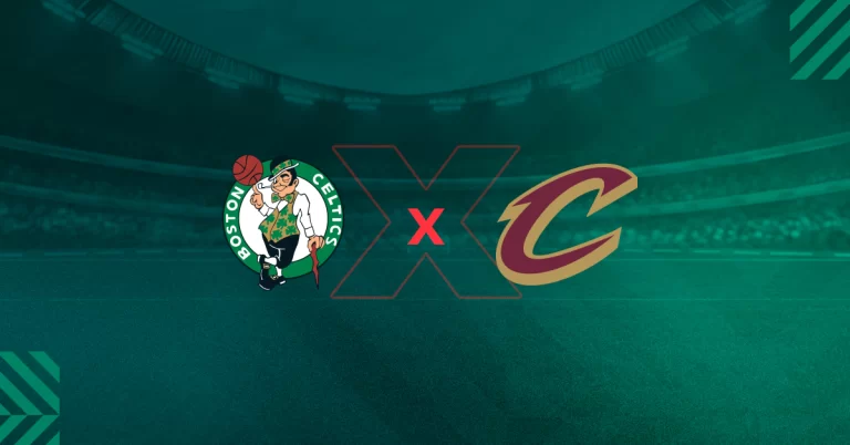 Boston Celtics x Cleveland Cavaliers, que jogam pela NBA.