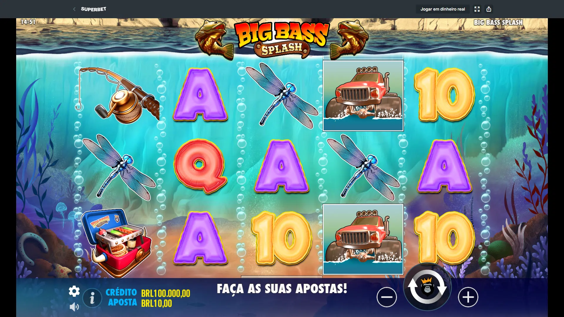 imagem captura demo big bass splash