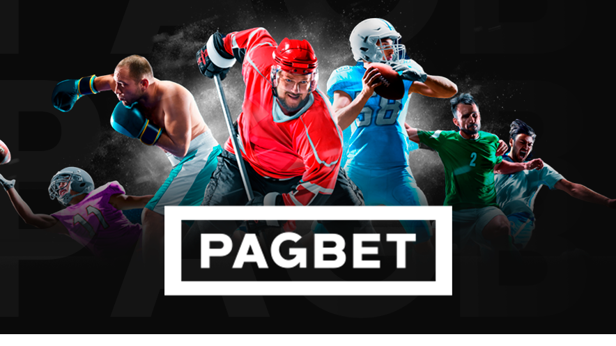 Imagem mostra jogadores de diversas modalidades esportivas e a logomarca da Pagbet