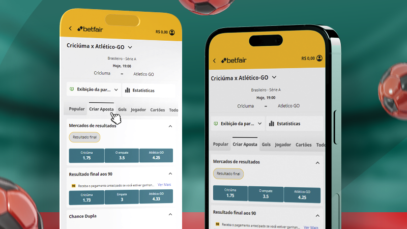 mockup mobile criar aposta betfair