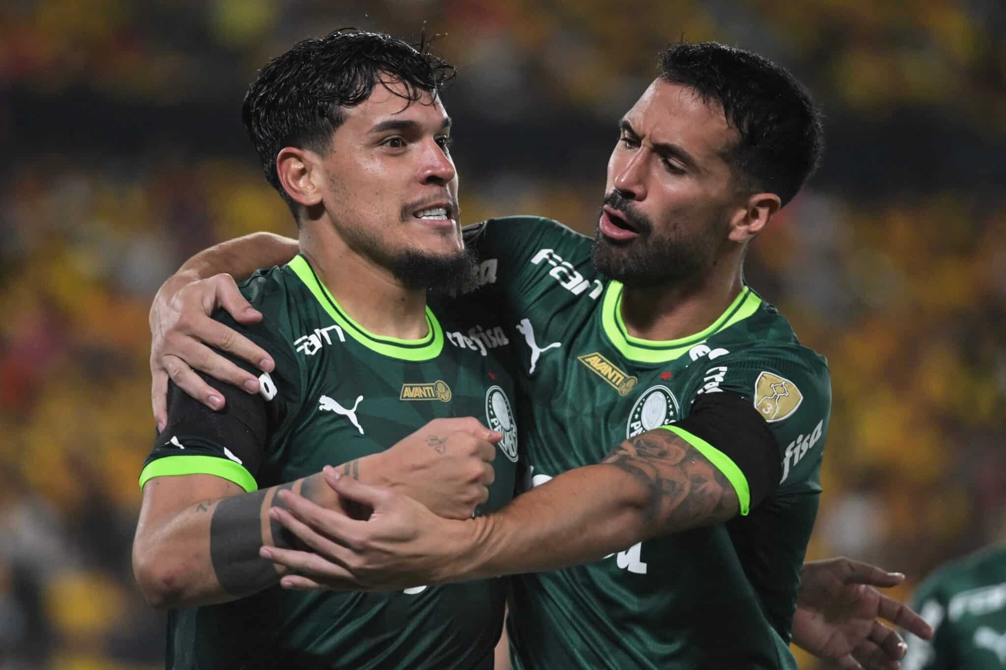 Barcelona-EQU 0x2 Palmeiras (foto: MARCOS PIN / AFP)