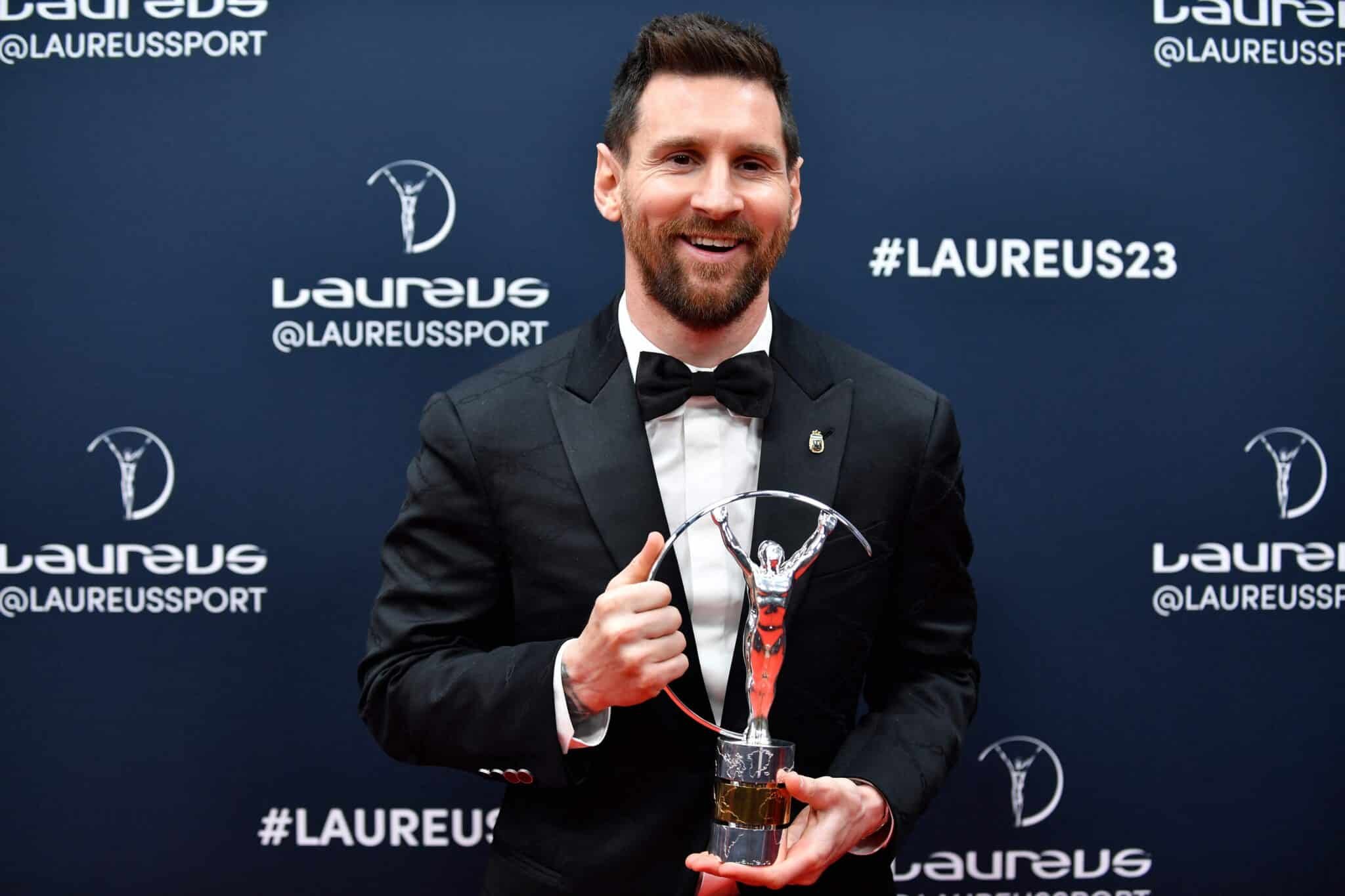 Messi Laureus 2023 (foto: AFP)