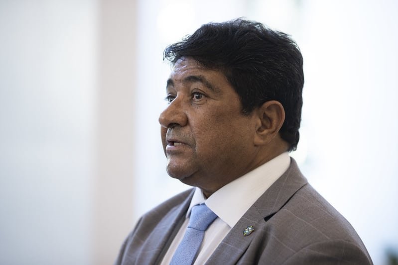 Ednaldo Rodrigues, presidente da CBF (foto: Lucas Figueiredo/CBF)