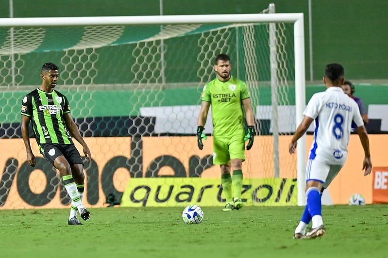 América-MG em duelo com o Cruzeiro, pela sexta rodada do Brasileiro (foto: Mourão Panda / América)