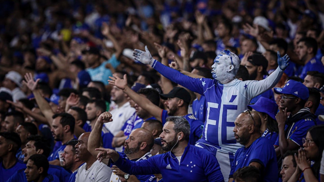Cruzeirenses no Mineirão (foto: Staff Images / Cruzeiro)