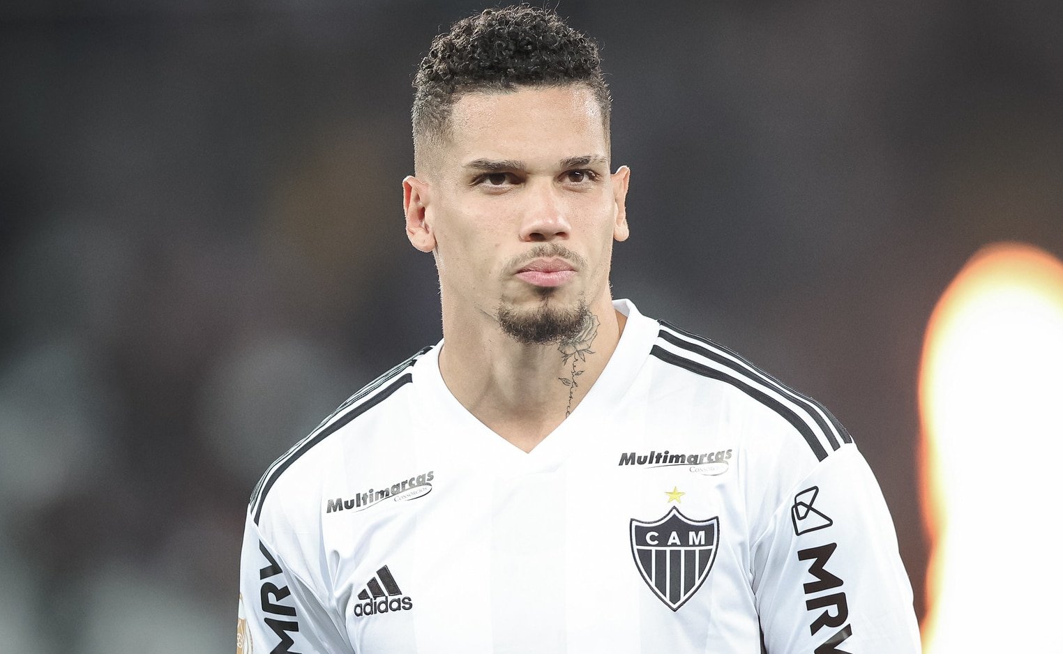 Paulinho antes de jogo do Atlético-MG (foto: Pedro Souza/Atlético-MG)