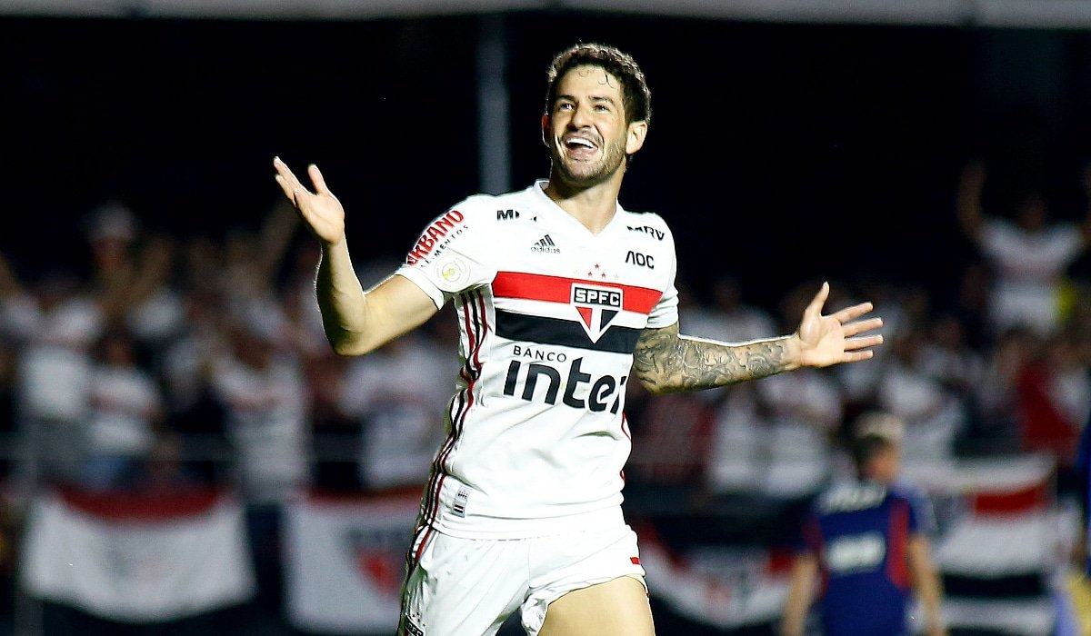 Alexandre Pato, em sua última passagem pelo São Paulo, em 2019 (foto: LUIS MOURA/WPP/ESTADAO CONTEUDO)