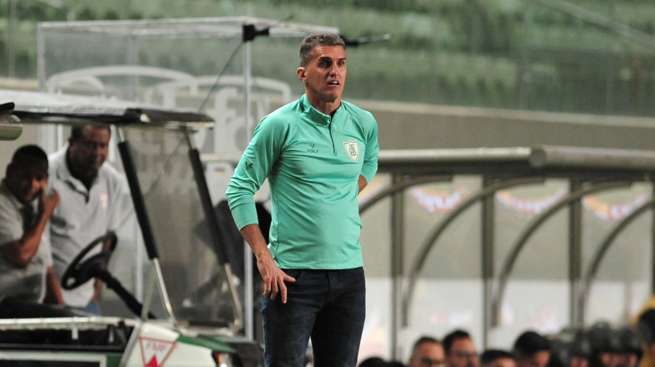 Vagner Mancini, técnico do América-MG (foto: Alexandre Guzanshe/EM/D.A Press.)