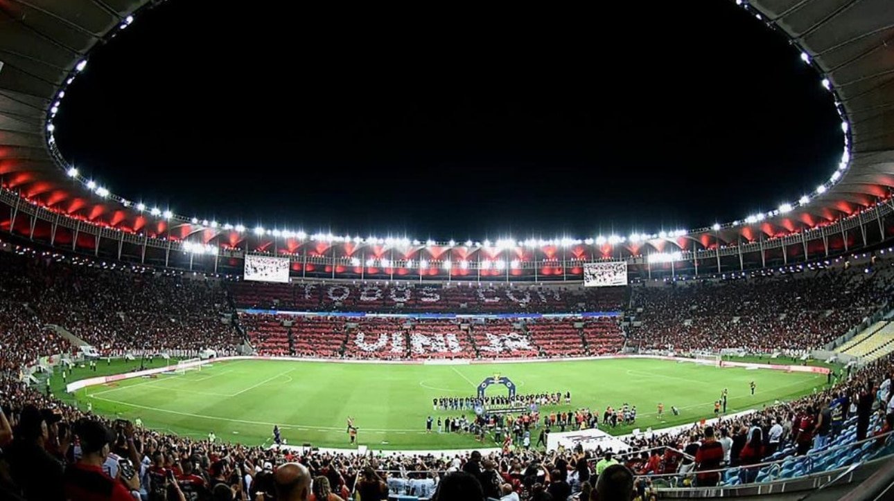 Maracanã para o jogo entre Flamengo e Cruzeiro (foto: Paula Reis / CRF)