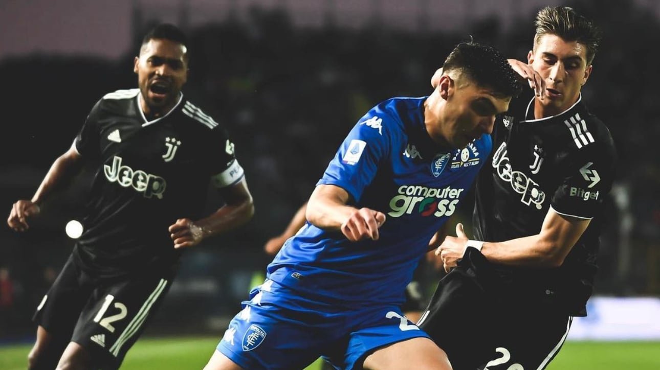 Juventus em campo contra o Empoli (foto: Instagram da Juventus)
