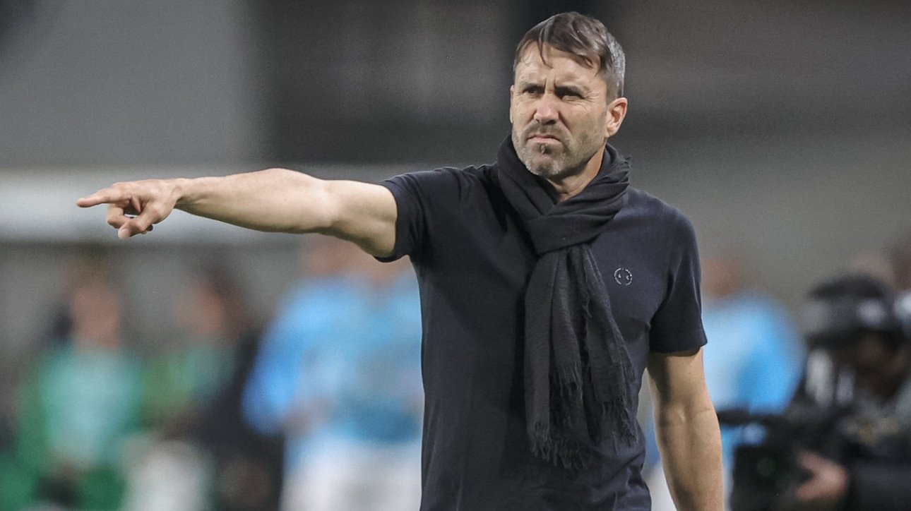 Eduardo Coudet durante Coritiba x Atlético-MG (foto: Pedro Souza/Atlético)