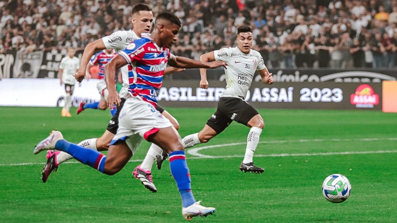 Corinthians e Fortaleza empataram por 1 a 1 na Neo Química Arena (foto: Matheus Amorim)