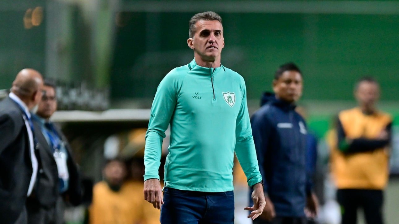 Vagner Mancini durante América x Defensa y Justicia (foto: Mourão Panda / América)