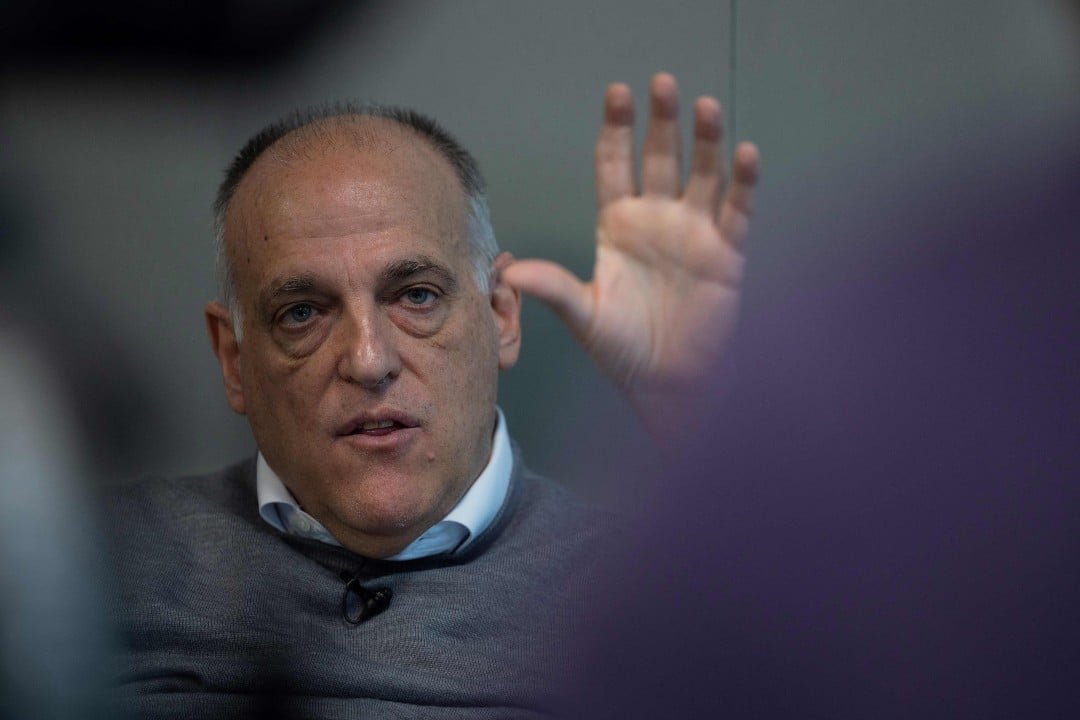 Javier Tebas em entrevista (foto: PIERRE-PHILIPPE MARCOU)