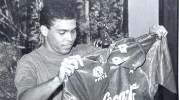 Ronaldo em 1993 (foto: Paulo Filgueiras/Estado de Minas)