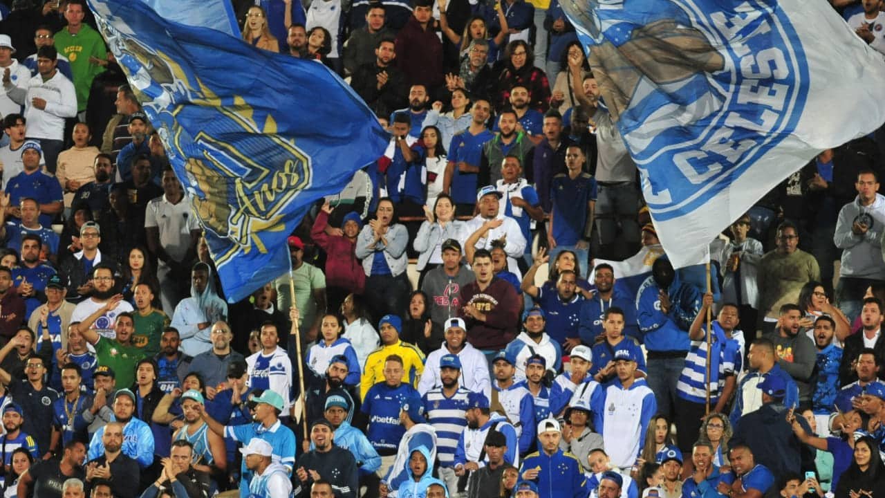 Torcida do Cruzeiro (foto: Alexandre Guzanshe/EM/D.A.Press)