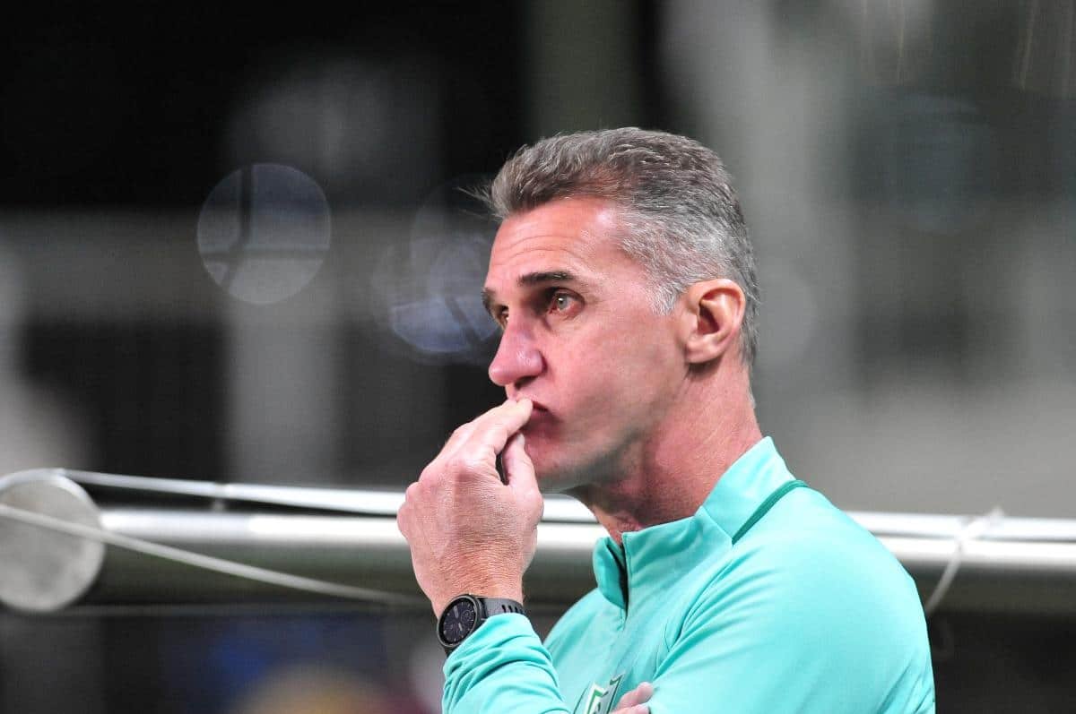 Vagner Mancini em partida do América-MG. (foto: Alexandre Guzanshe/EM/D.A Press)