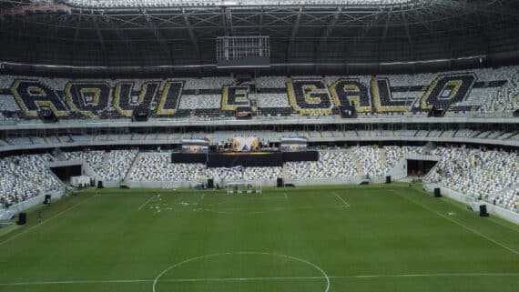 Arena MRV no evento Nascimento do Campo, em abril de 2023 (foto: Pedro Souza/Atlético-MG)