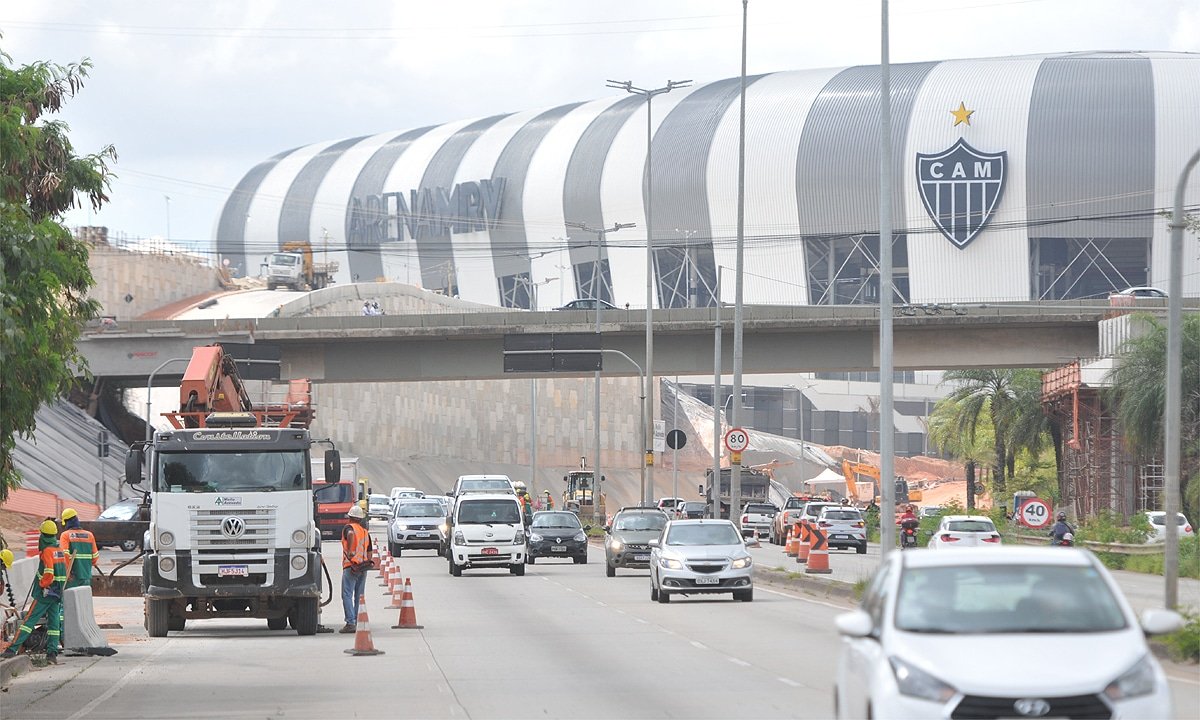 Arena MRV, estádio do Atlético-MG (foto: Leandro Couri/EM D.A Press)