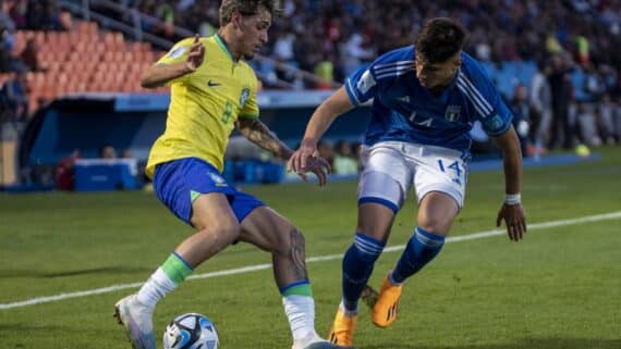 brasil x itália se enfrentaram na estreia da Copa do Mundo sub-20 (foto: Lesley Ribeiro/CBF)