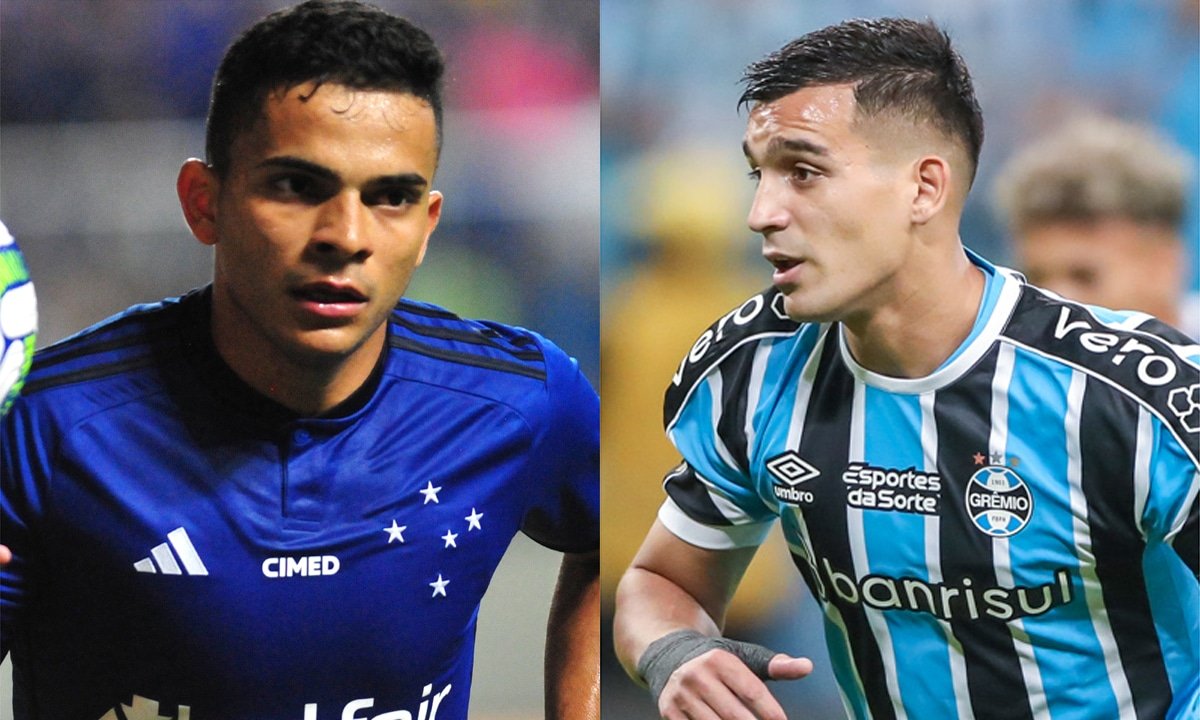 Cruzeiro x Grêmio (foto: Ramon Lisboa/EM D.A Press e Lucas Uebel/Grêmio)