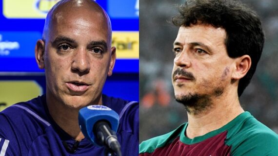 Pepa e Fernando Diniz falam sobre jogo entre Cruzeiro e Fluminense (foto: Gustavo Aleixo/Cruzeiro e Fernando Diniz/Fluminense)