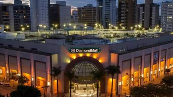 Shopping Diamond Mall, na Região Centro-Sul de Belo Horizonte (foto: Divulgação)