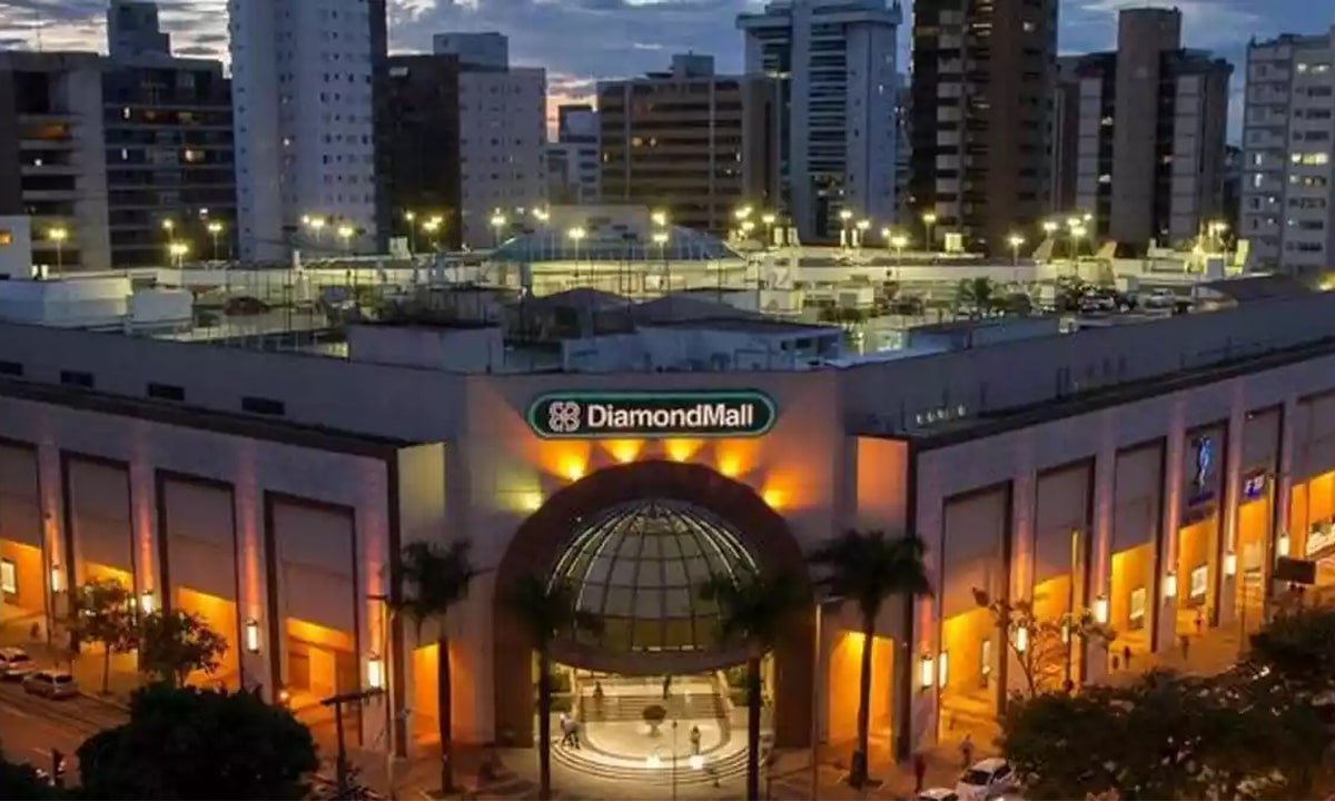 Shopping Diamond Mall, na Região Centro-Sul de Belo Horizonte (foto: Divulgação)