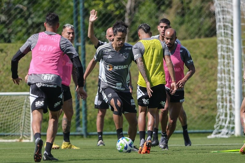 Atlético-MG perde titular para enfrentar o Cuiabá no Brasileiro (foto: Pedro Souza/Atlético)