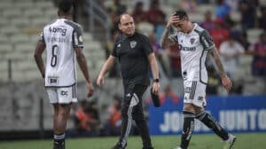 Atlético perdeu para o Fortaleza por 2 a 1 - Crédito: 