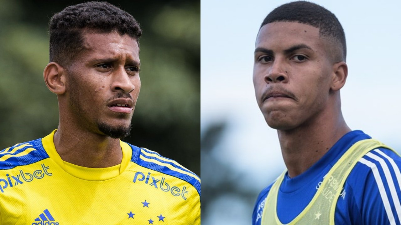 Adriano (à esquerda) e Paulo (à direita), ex-jogadores do Cruzeiro (foto: Fotos de Gustavo Aleixo/Cruzeiro e divulgação)