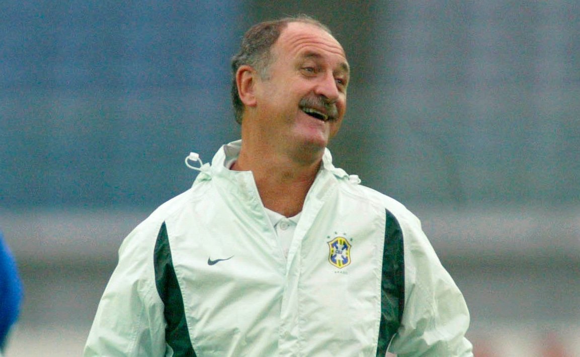 Felipão na Copa do Mundo de 2002 (foto: Christof Stache/AFP)
