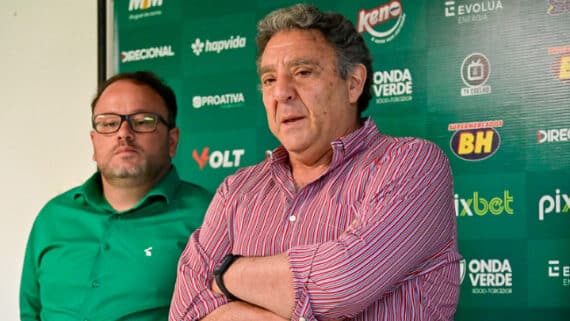 Marcus Salum e Fred Cascardo são os repsonsáveis por acertarem contratações e saídas do América-MG (foto: Mourão Panda/América-MG)