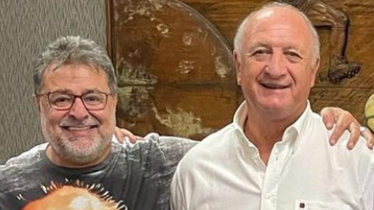 Felipão com o seu agente, Jorge Machado (foto: Reprodução Instagram de Jorge Machado)