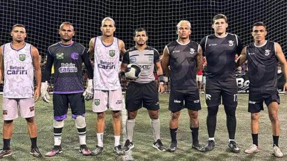 Jogadores que participaram do desafio X2, incluindo Gabriel Veron (foto: Reprodução Instagram)