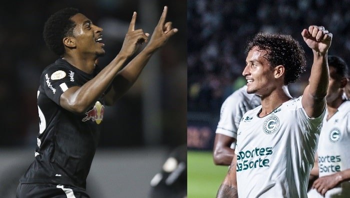 Partida acontece neste domingo (foto: Reprodução/Bragantino/Goiás)