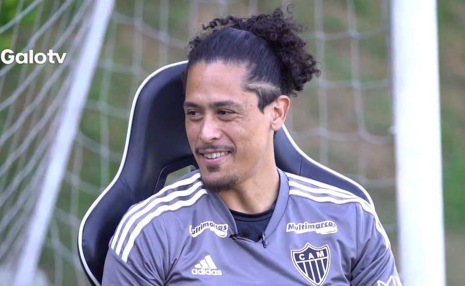 Mauricio Lemos, zagueiro do Atlético-MG (foto: Reprodução/GaloTV)