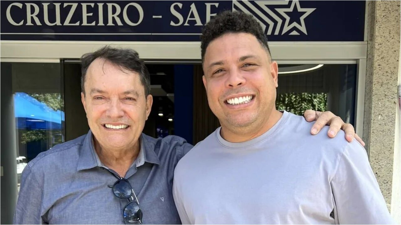 Pedro Lourenço visitou Ronaldo na Toca da Raposa II (foto: Reprodução/Redes sociais)