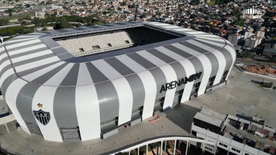 Arena MRV, o novo estádio do Atlético-MG (foto: Reprodução/GaloTV)