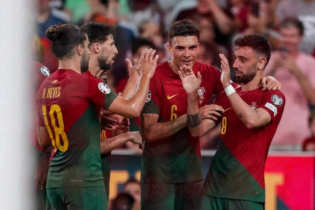 Eliminatórias Euro - Portugal x Bósnia e Herzegovina (foto: Carlos Costa/AFP)