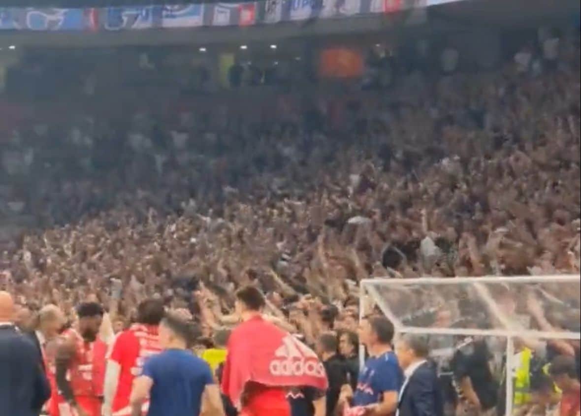 Torcida Partizan - Basquete (foto: Foto: Reprodução/Redes sociais)