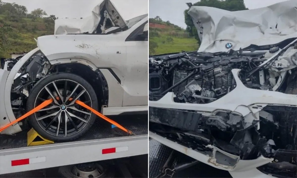 BMW de jogador do Bahia (foto: Reprodução)