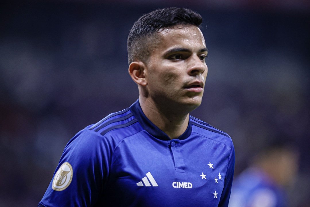 Bruno Rodrigues em jogo do Cruzeiro (foto: Staff Images / Cruzeiro)