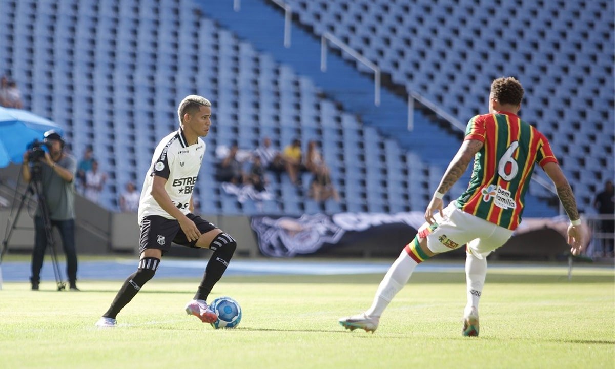 Sampaio Corrêa e Ceará empataram por 1 a 1 no Maranhão (foto: Israel Simonton/Ceará SC)
